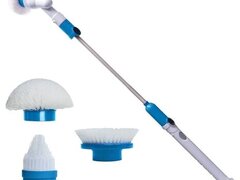 Mop Rotativ Electric, Hurricane Spin Scrubber, pentru Multiple Suprafete